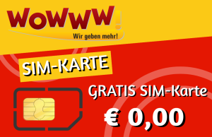Gratis SIM-Karte ohne Paket